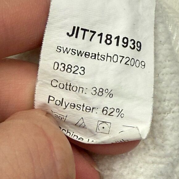 White zip up hoodie jacket - Picture 4 of 4